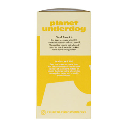 60 Planet Underdog Compostable Dog Poop Bags - Yellow Box-2