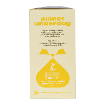 120 Planet Underdog Compostable Dog Poop Bags - Yellow Box-4